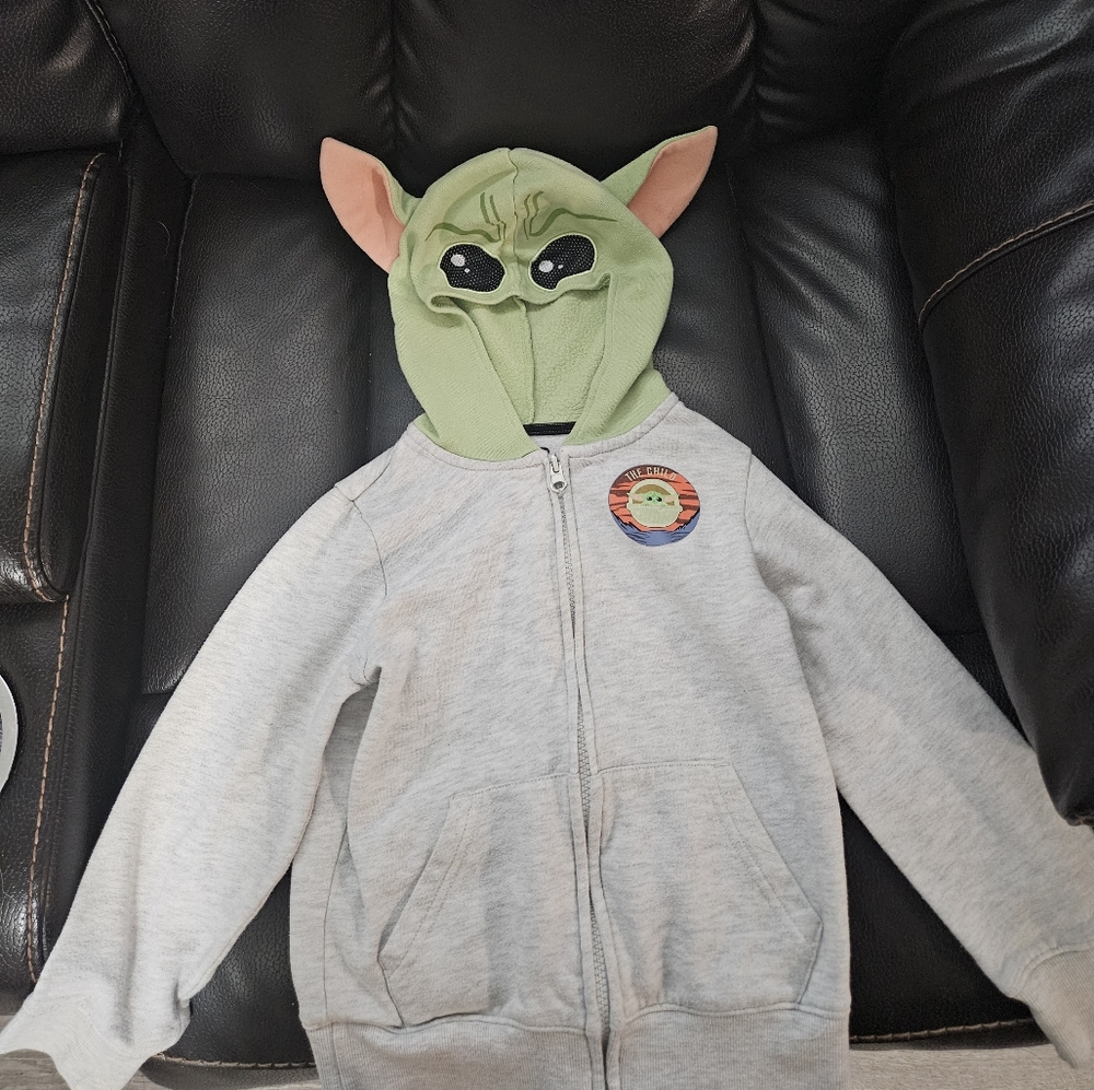 Size 6 Star Wars Baby Yoda Fleece Hoodie